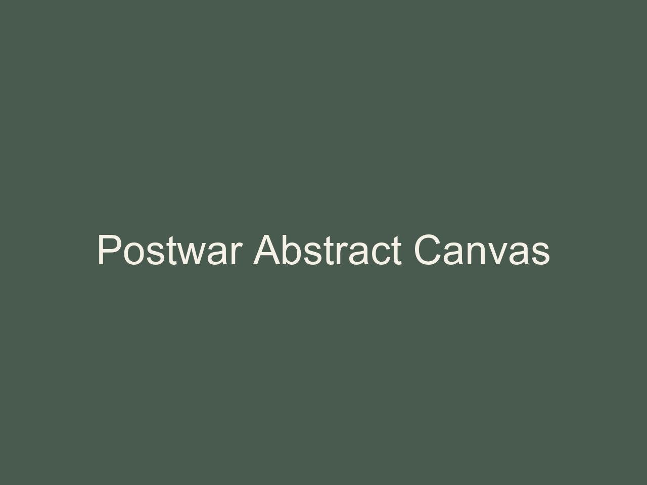 Postwar