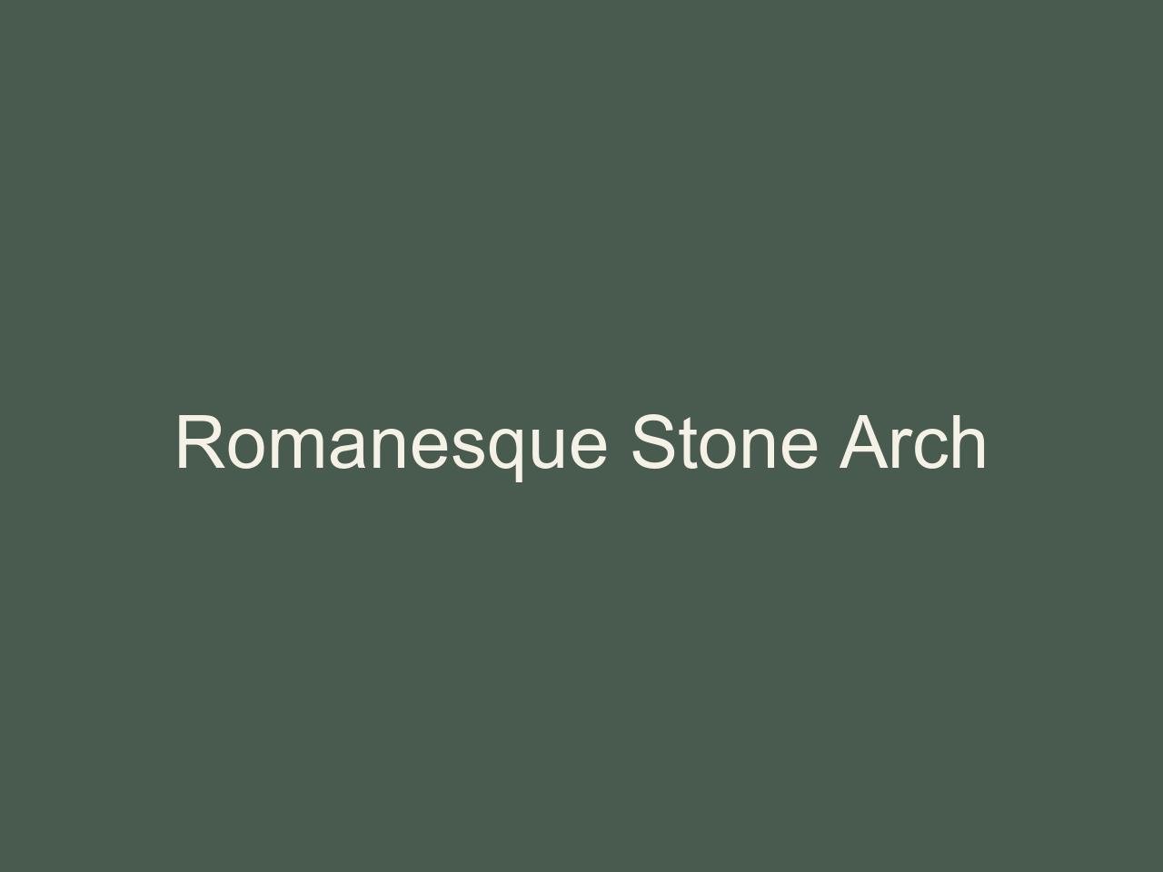 Romanesque